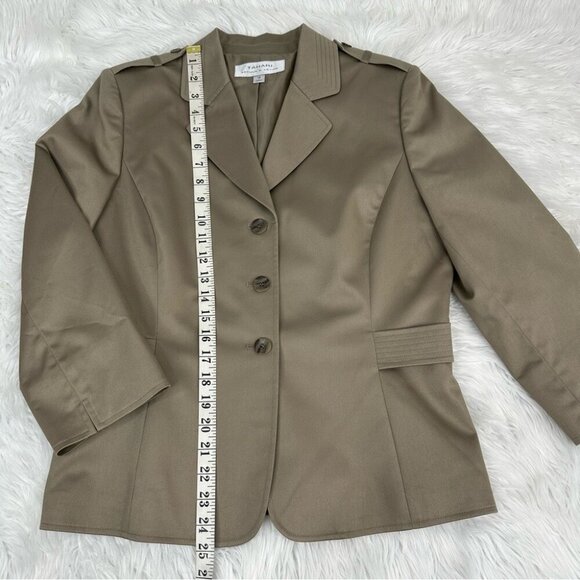 Tahari ASL Women’s NWT Teak Tan Spencerville Career Blazer Skirt Suit 10/C39/W31 - Picture 10 of 15